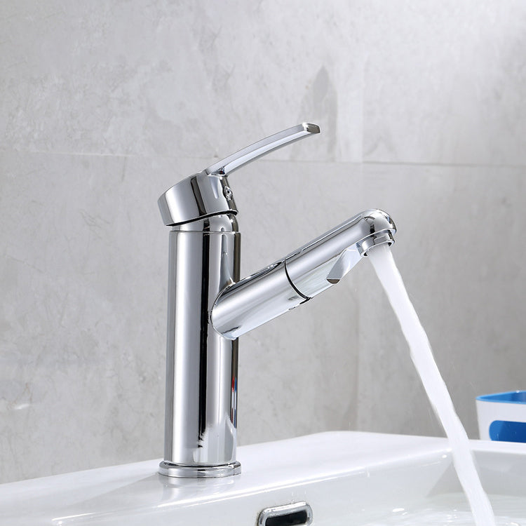 LoungeYard | Contemporary Style Faucet Single Handle Basin Mixer Bathroom Faucet — product view 1