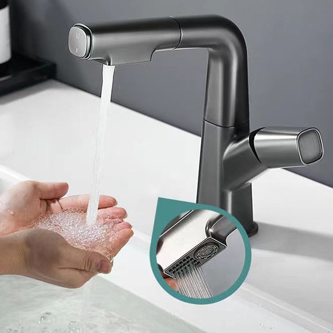 LoungeYard | Single-Lever Faucet Contemporary Style Basin Faucet for Bathroom — product view 2