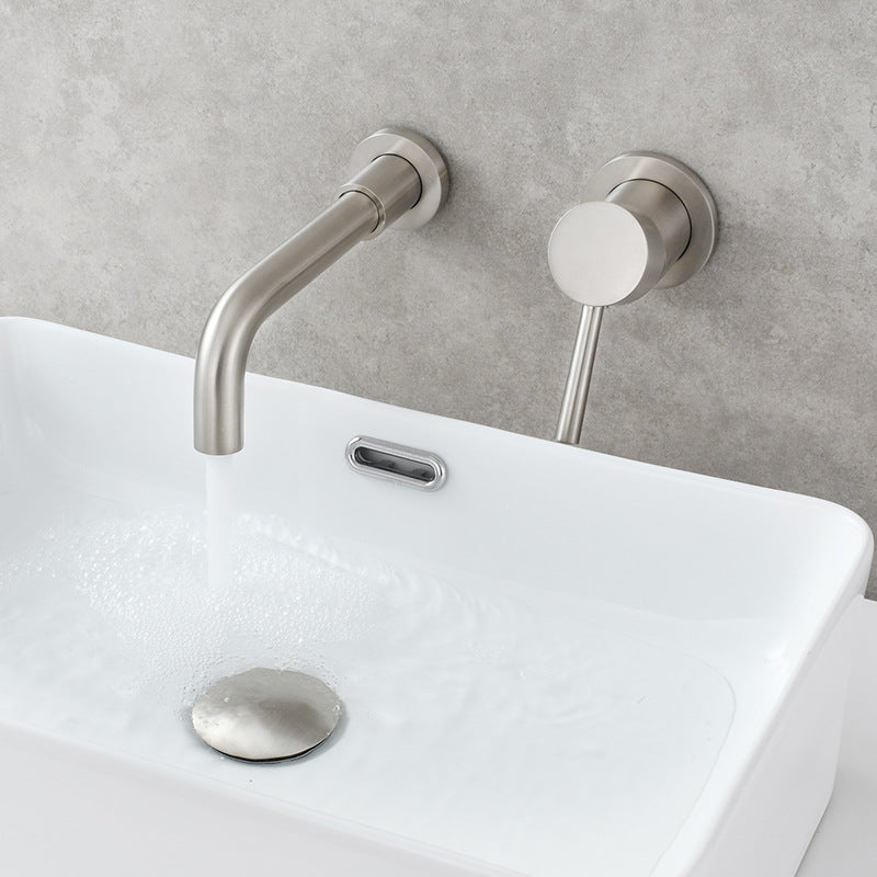LoungeYard | Single Hole Wall Mounted Bath Faucet Swivel Spout Basin Faucet — product view 1