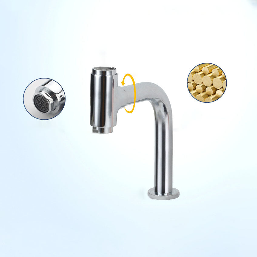 LoungeYard | Modern Style Basin Tap Swivel Spout Bathroom Faucet — product view 7