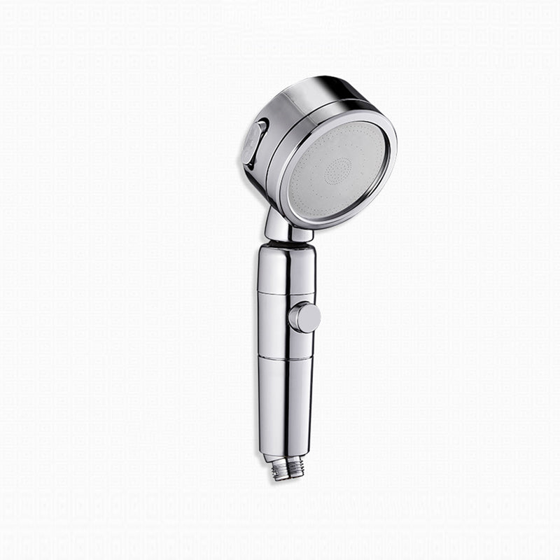 LoungeYard | Contemporary Handheld Showerhead Round 3 Setting Sprayhead in Silver — product view 1