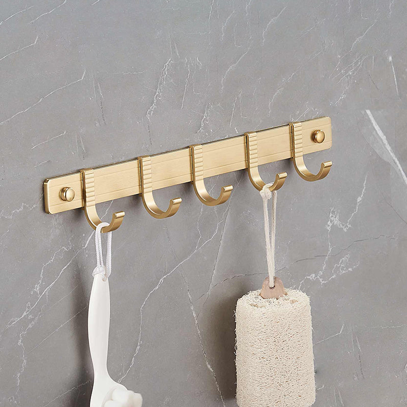 LoungeYard | Modern Metal Bathroom Hardware Set Gold Bathroom Accessories Hardware Set — product view 1