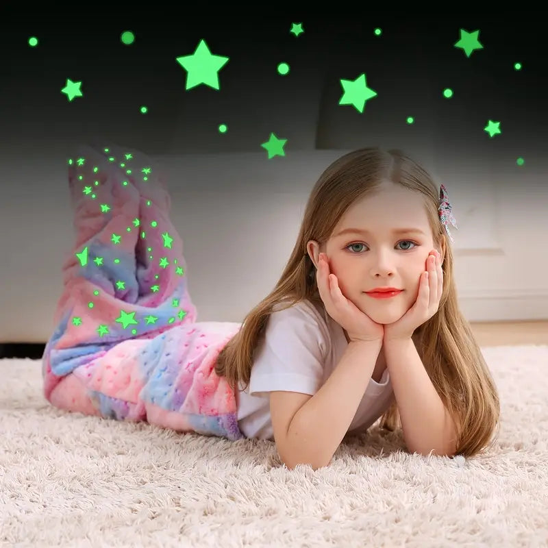 LoungeYard | Magical Light Effect – Mermaid Sleeping Bag — product view 3
