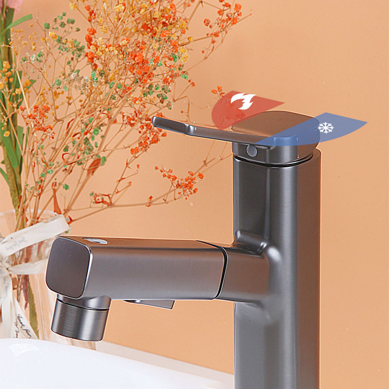 LoungeYard | Sink faucet Contemporary single handle mixer tap for bathroom — product view 7
