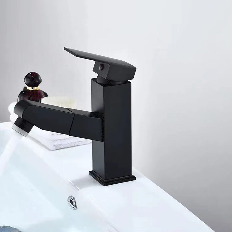LoungeYard | Lever handle faucet Contemporary pull-out faucet for the bathroom — product view 1
