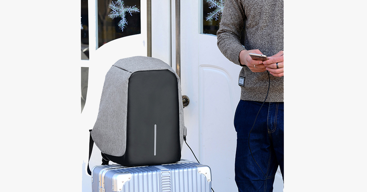 LoungeYard | Original USB Charging Anti-Theft Backpack — product view 3