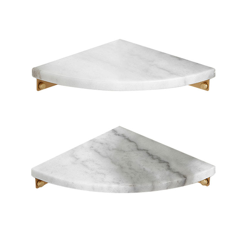 LoungeYard | marble bathroom shelf brass bathroom accessory — product view 2