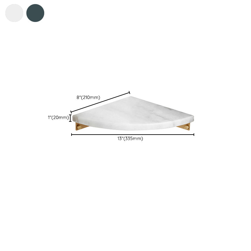 LoungeYard | marble bathroom shelf brass bathroom accessory — product view 7