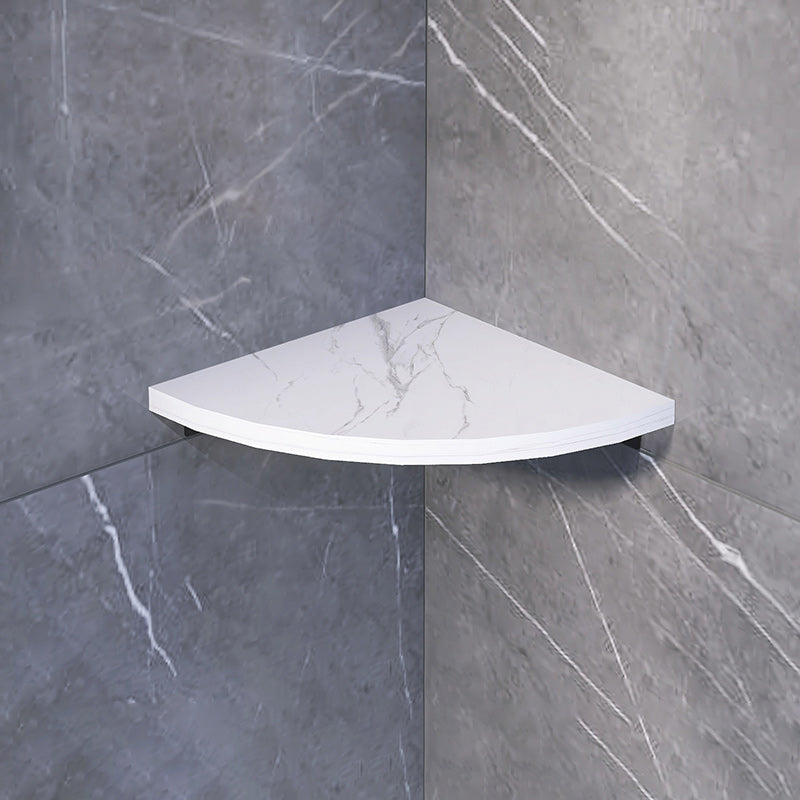 LoungeYard | 3-piece modern bathroom accessory set marble and metal bathroom shelf — product view 1