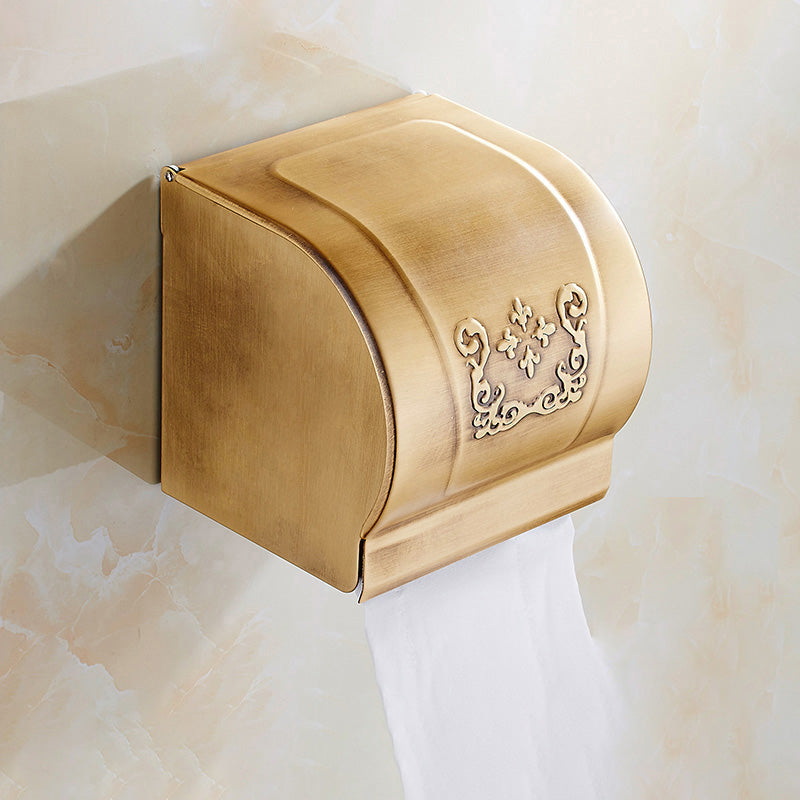LoungeYard | Traditional Bathroom Accessories Set Gold Bathroom Accessories Kit — product view 1