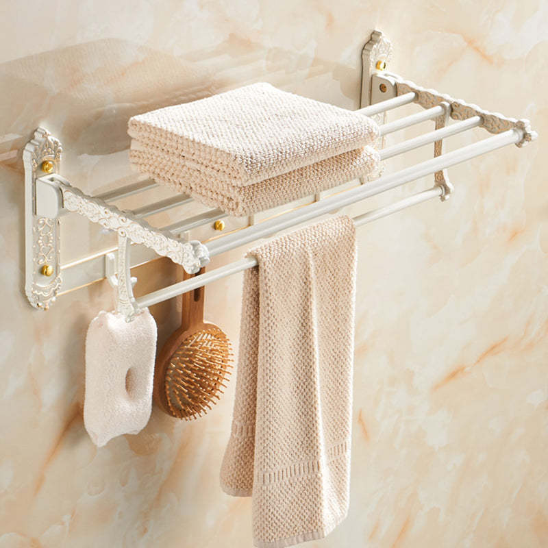 LoungeYard | Traditional Bath Accessories Set White Bathroom Accessories Hardware Set — product view 5