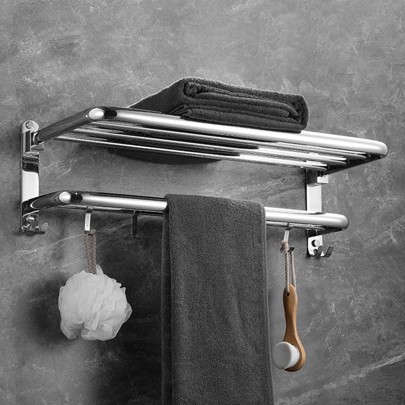LoungeYard | Modern Bathroom Accessories Set Silver Bathroom Accessories Hardware Set — product view 1