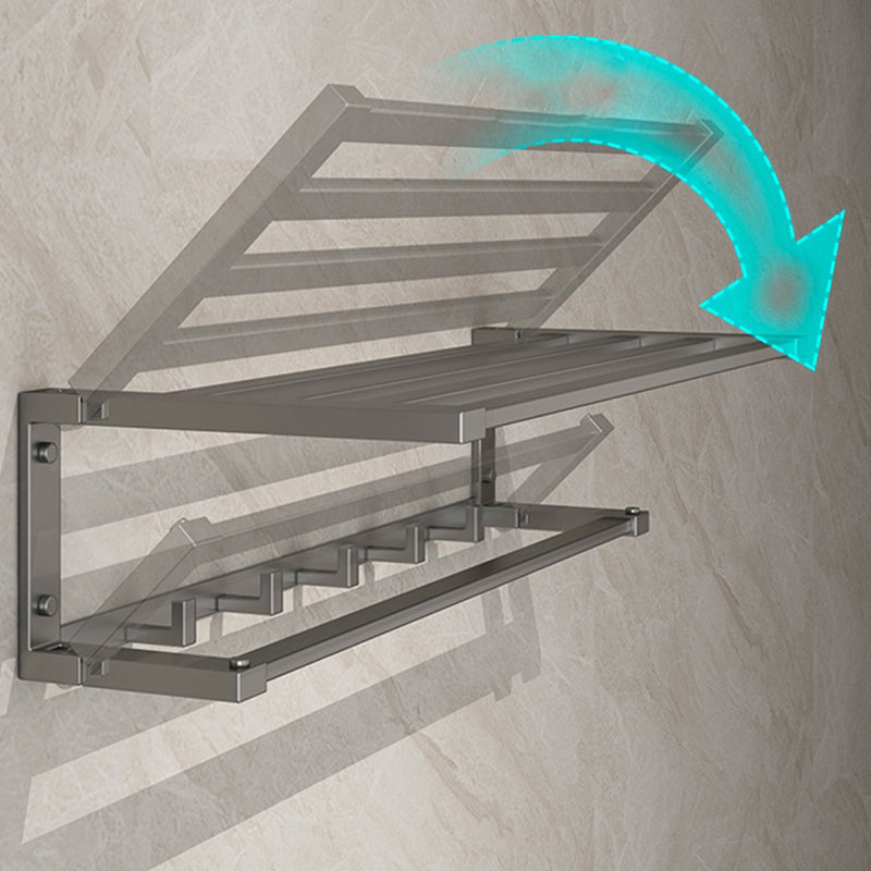 LoungeYard | Modern Bathroom Accessory Set Gray Bathroom Accessories Hardware Set — product view 4