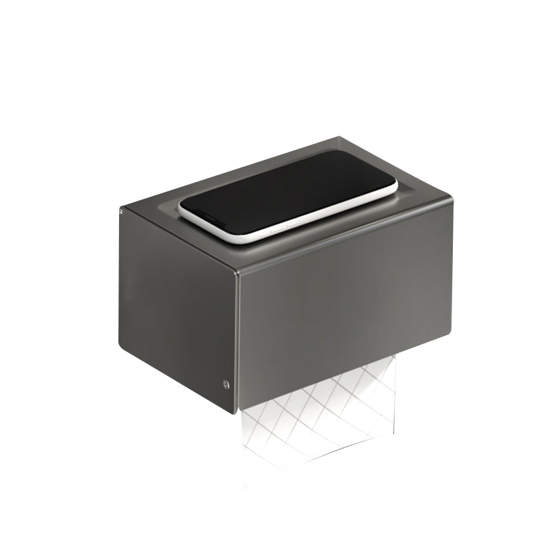 LoungeYard | Modern Bathroom Accessory Set Gray Bathroom Accessories Hardware Set — product view 3