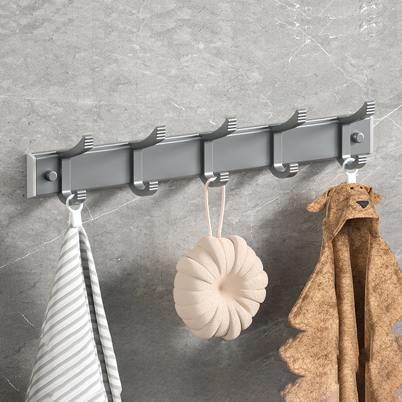 LoungeYard | Modern Bathroom Accessory Set Gray Bathroom Accessories Hardware Set — product view 1