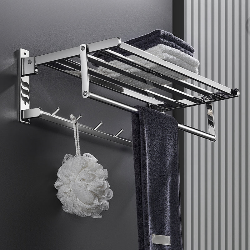 LoungeYard | Modern Bathroom Hardware Set Silver Bathroom Accessories Hardware Set — product view 1