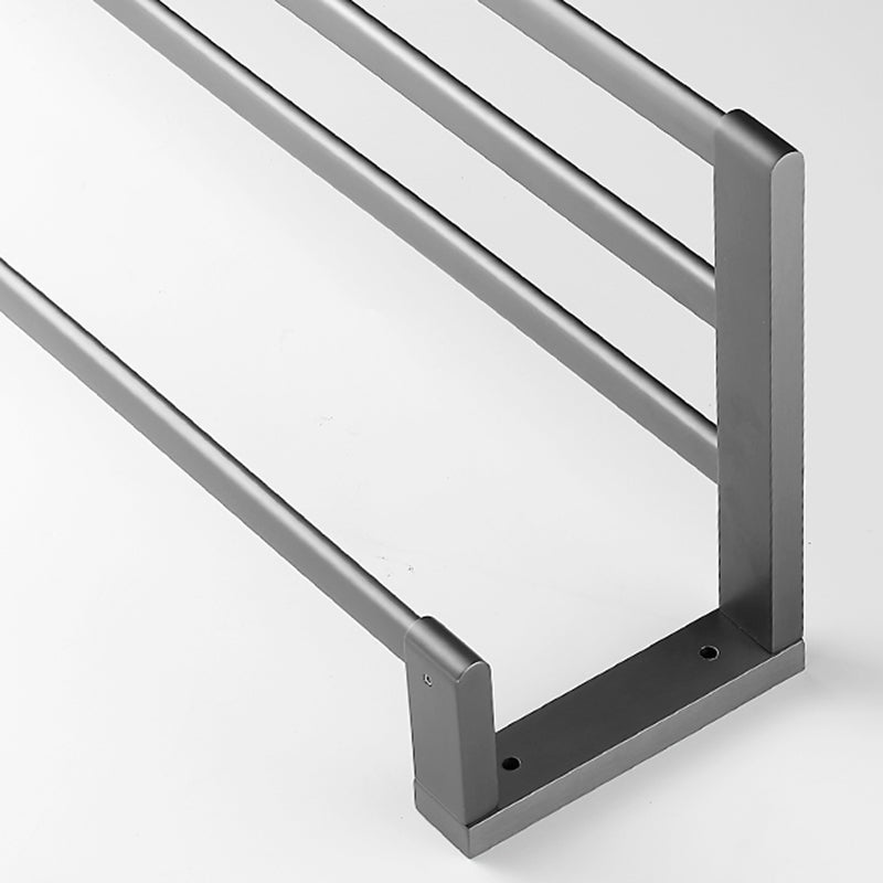LoungeYard | Matte Gray Bathroom Set Metal Bathroom Accessories Hardware Set — product view 7