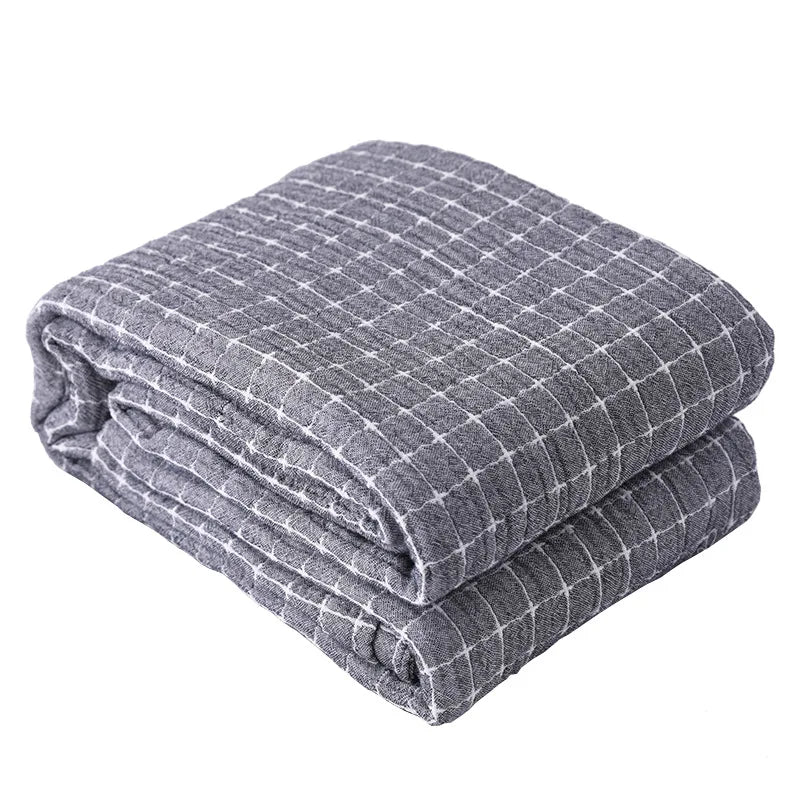 LoungeYard | Simple Casual Cotton Blanket - BreezyCotton — product view 3