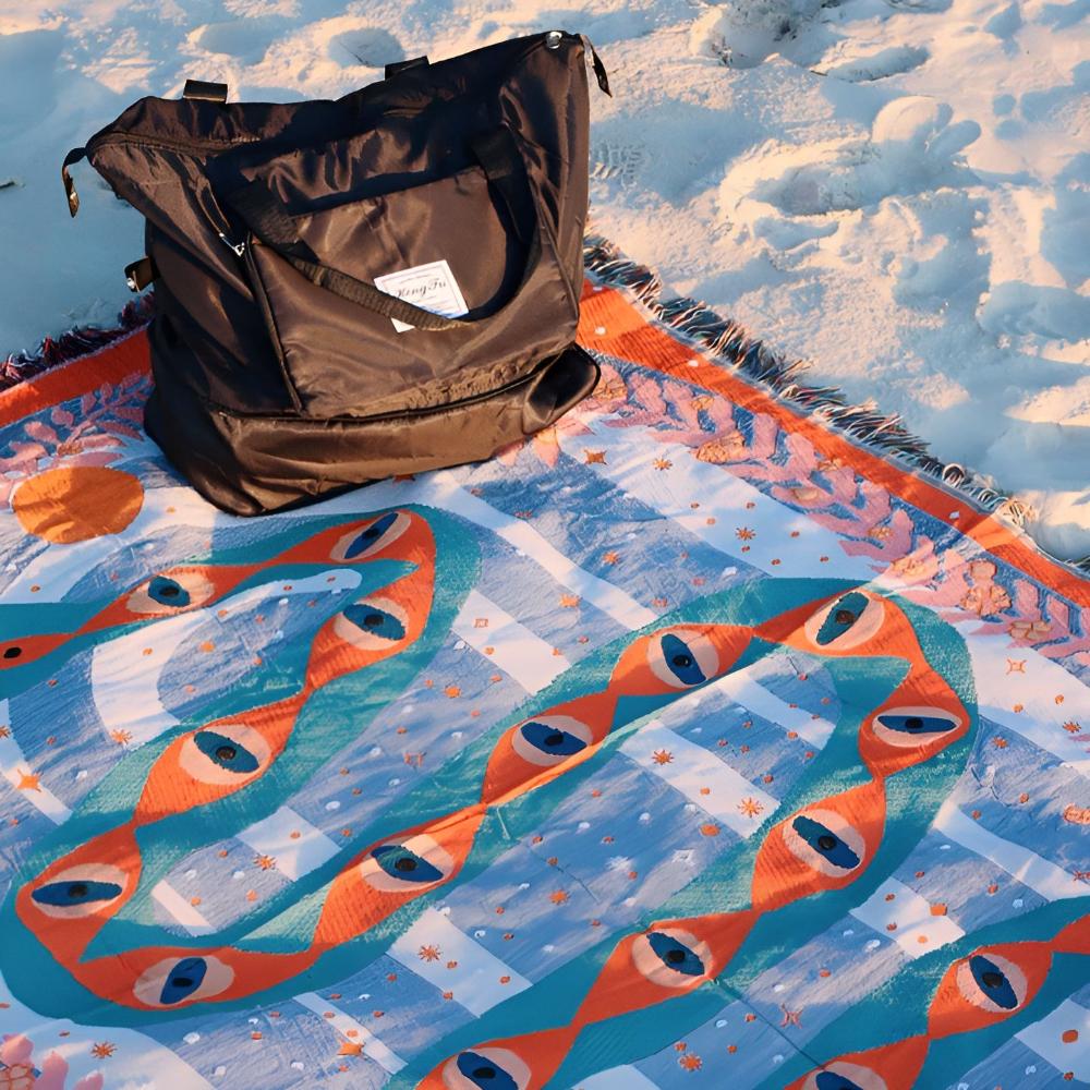 LoungeYard | Serpent's Path Blanket — product view 6