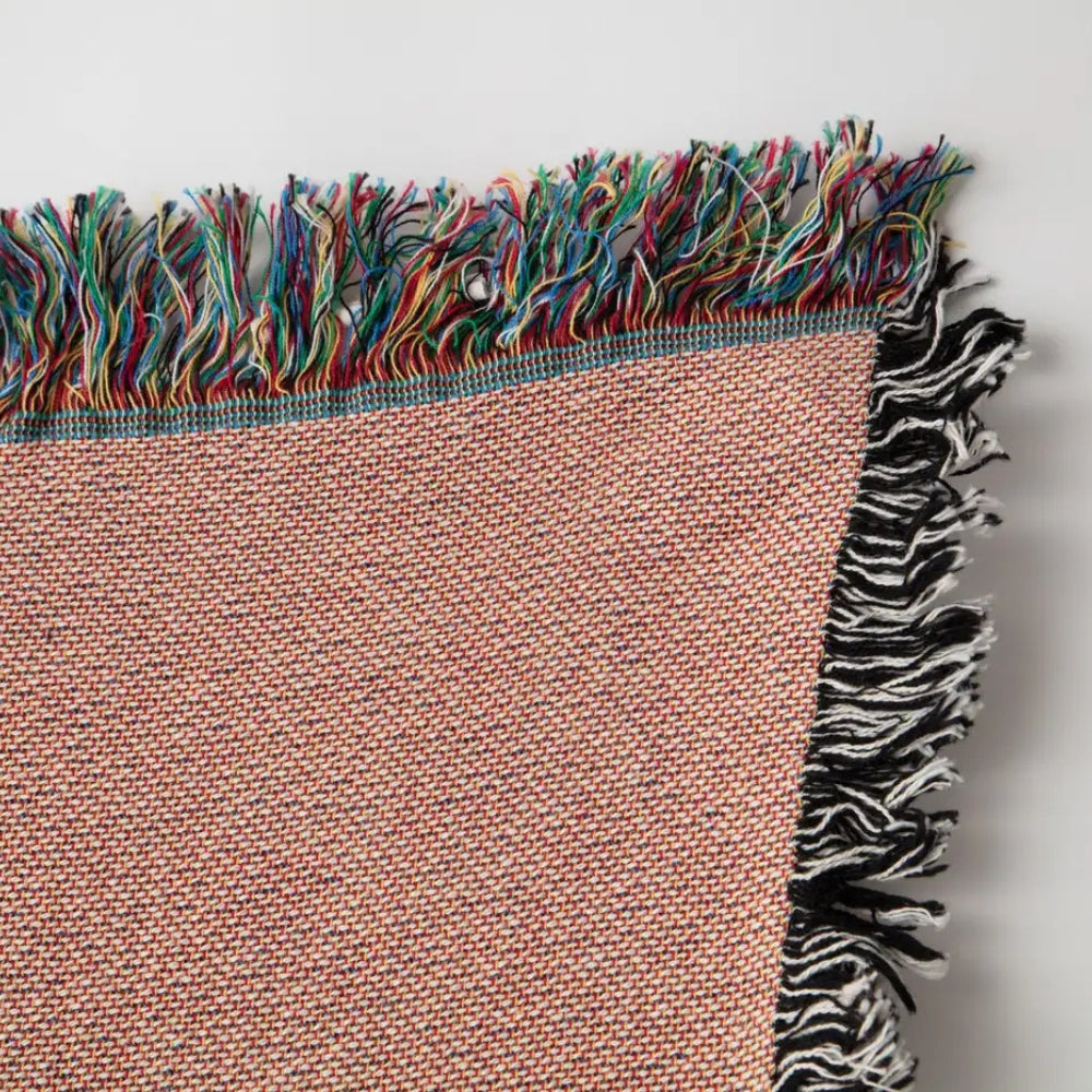 LoungeYard | Pink Muse Woven Blanket — product view 4