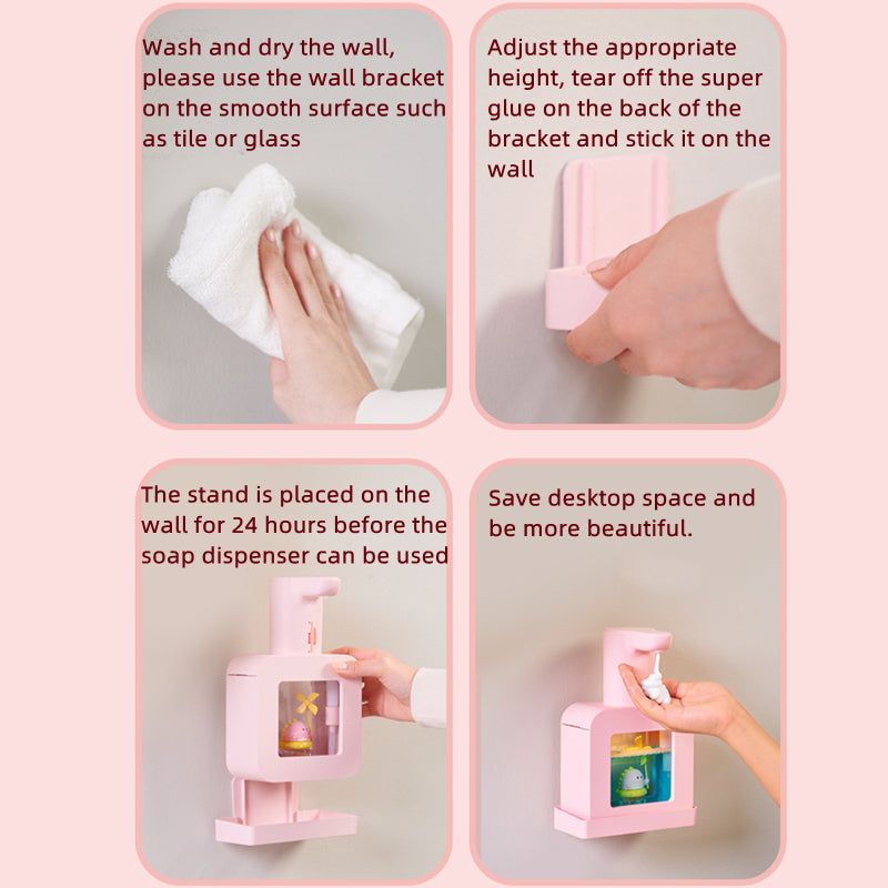 LoungeYard | Cute Pet Transparent Automatic Soap Dispenser — product view 5