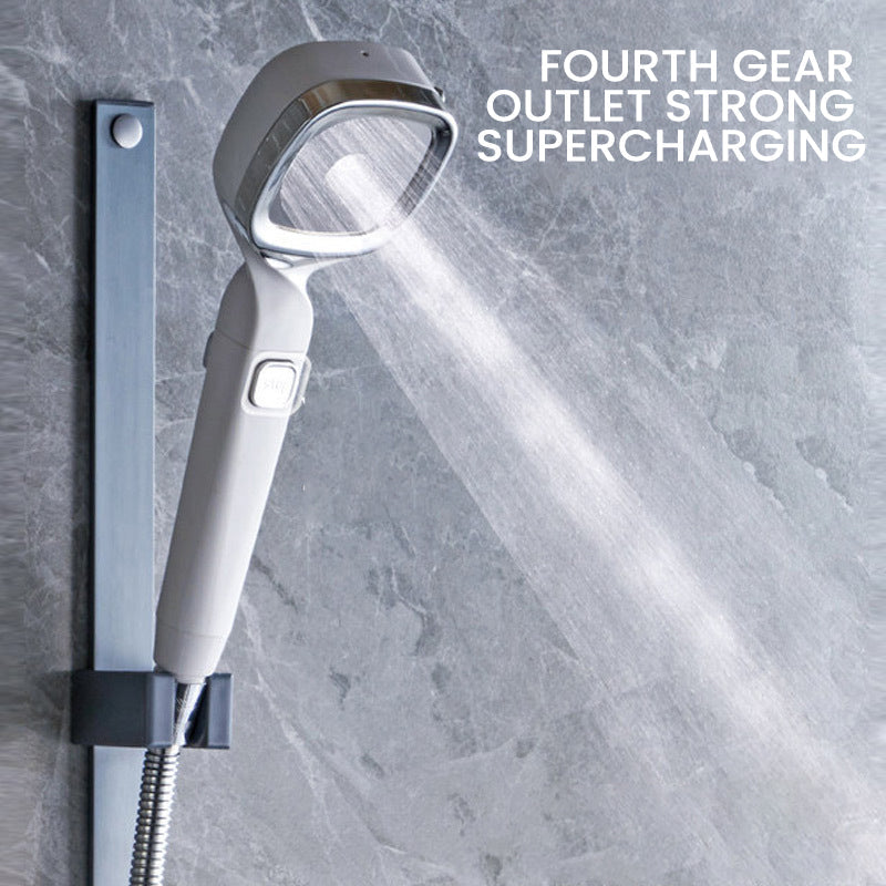 LoungeYard | 4-Mode Handheld Pressure Showerhead with Pause Switch — product view 6