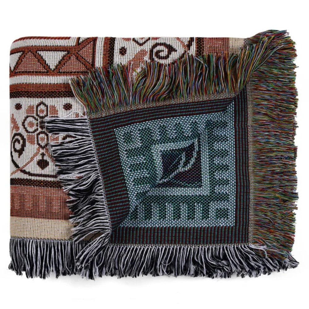 LoungeYard | Bohemian Desert Mirage Throw Blanket — product view 4