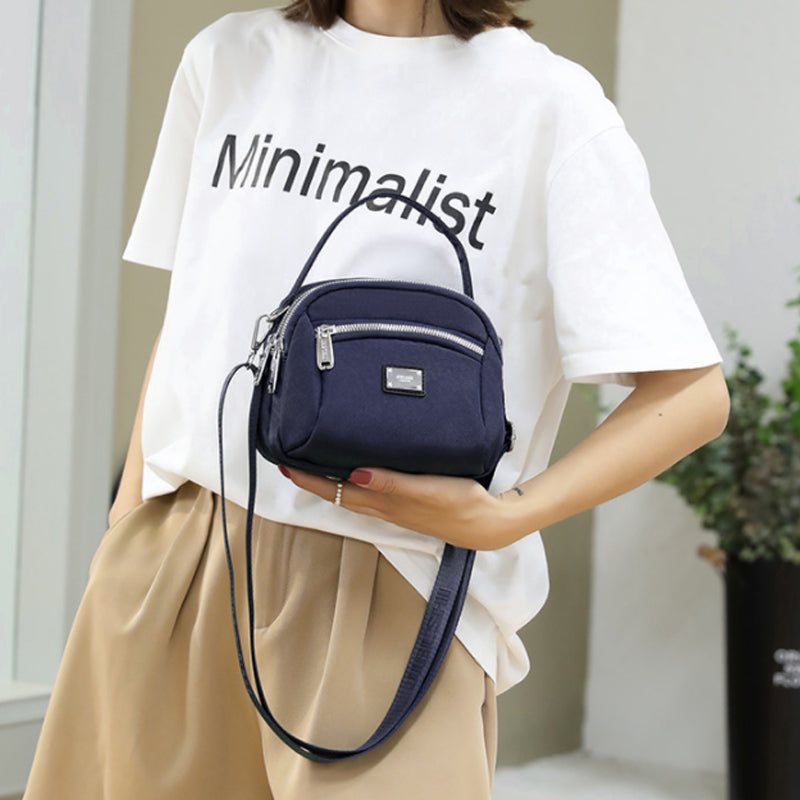 LoungeYard | Light solid nylon shoulder bag — product view 6