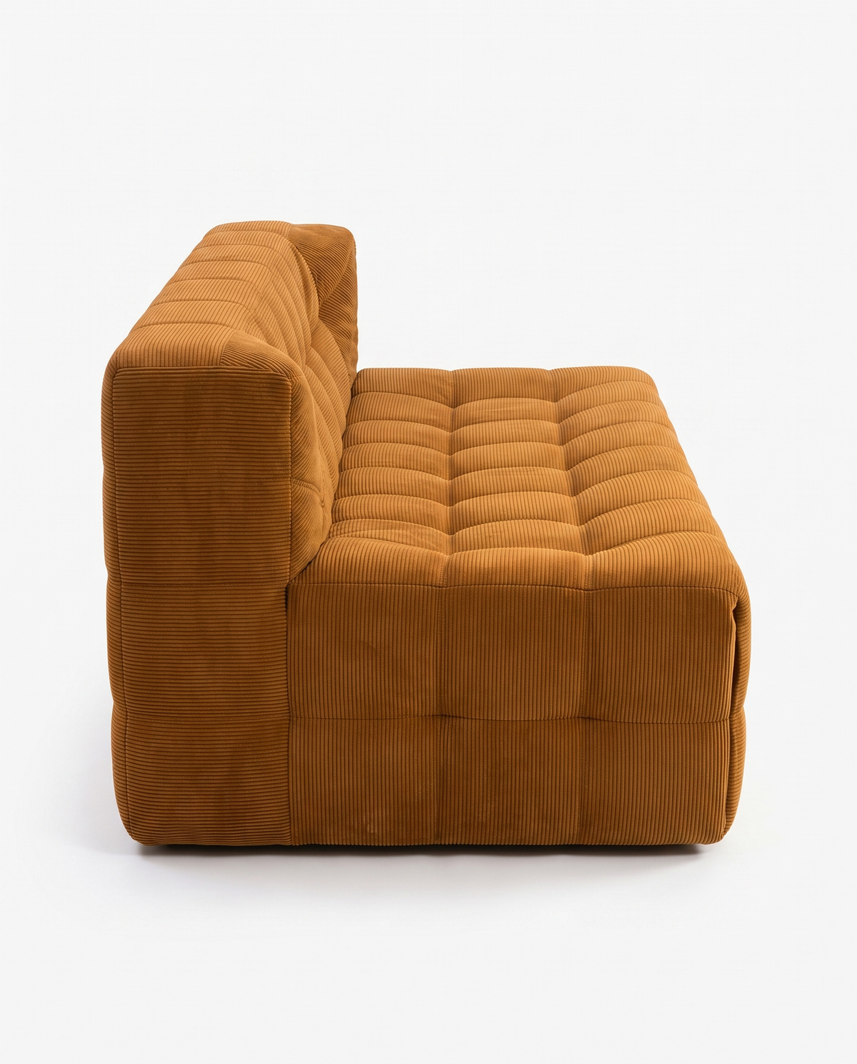 Plush Tufted Lounge Loveseat — product view 3