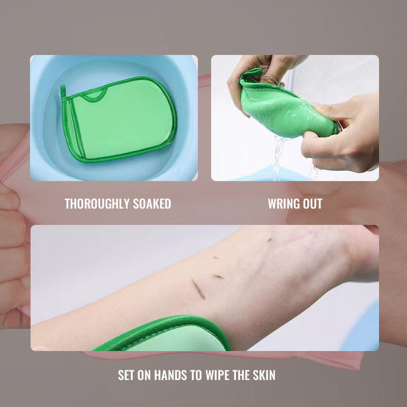 LoungeYard | Super Soft Exfoliating Bath Mitt — product view 4