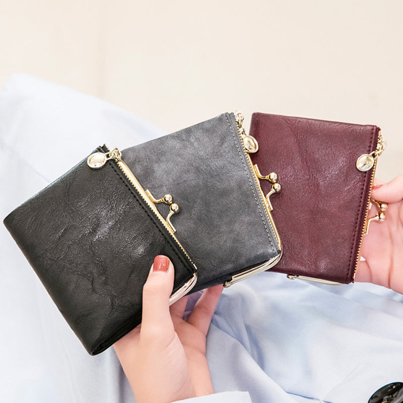 LoungeYard | Mini Fashion Women's Square Short Wallet — product view 6