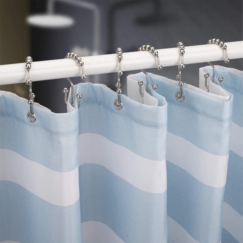 LoungeYard | Stainless Steel Shower Curtain Hooks — product view 2
