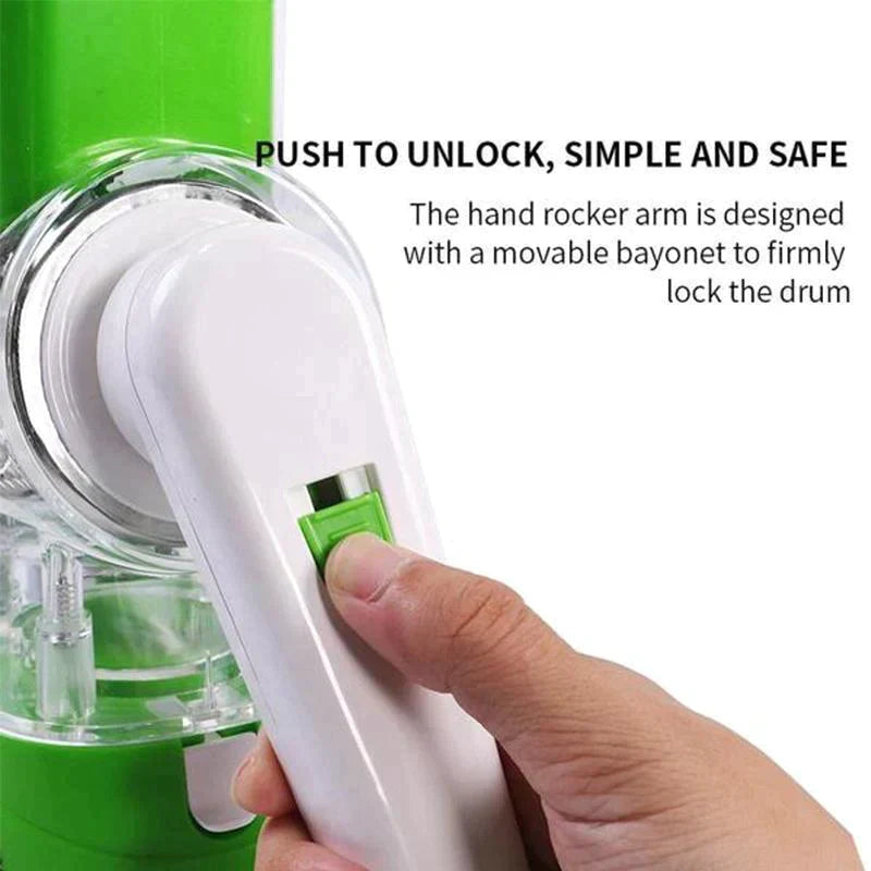 3 in 1 Rotary Cheese Grater Vegetable Slicer | LoungeYard — product view 7