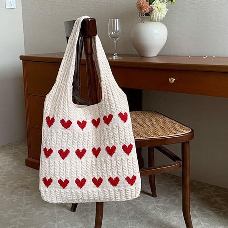LoungeYard | Knit Love Tote Bag — product view 6