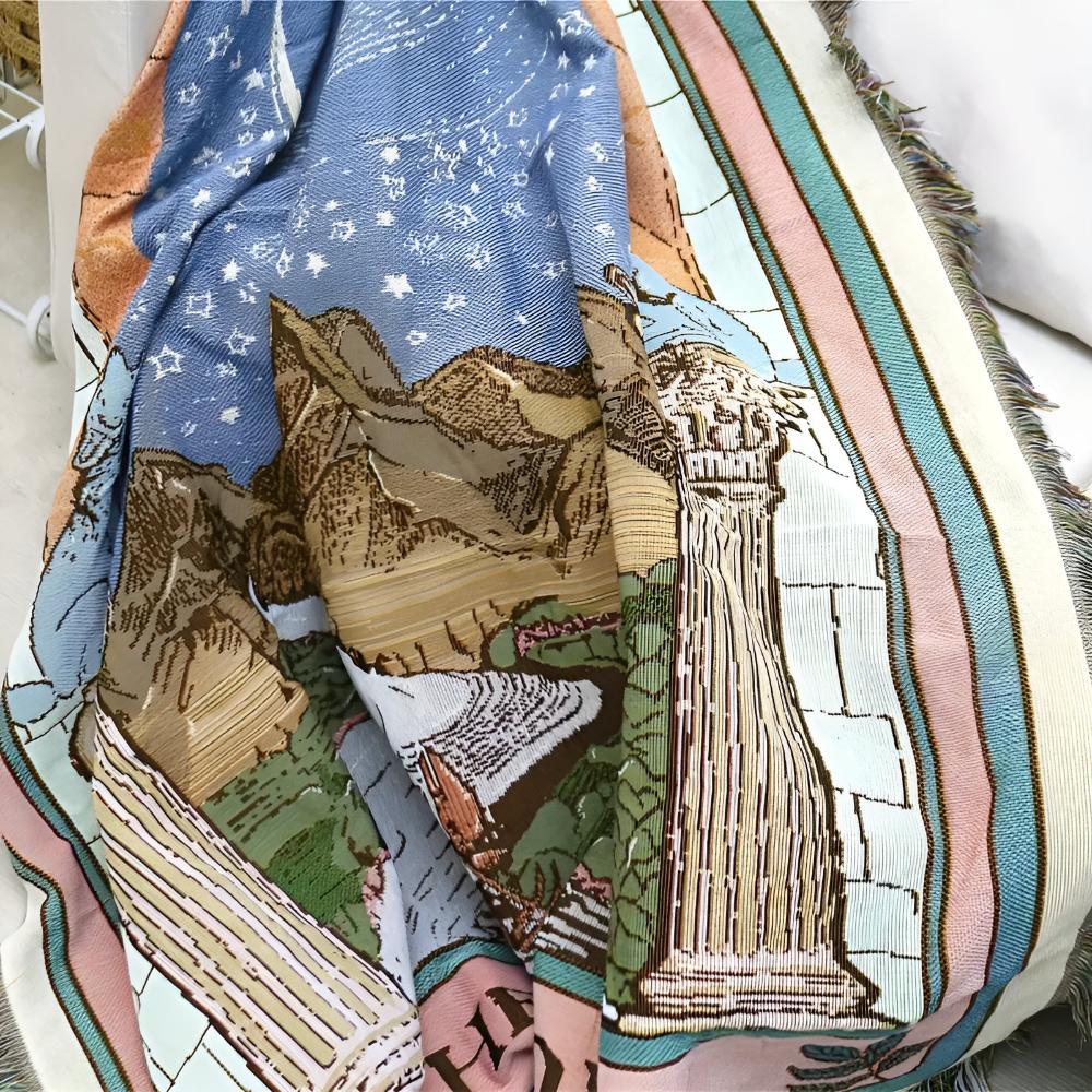 LoungeYard | Moon Tarot Tapestry Blanket — product view 4