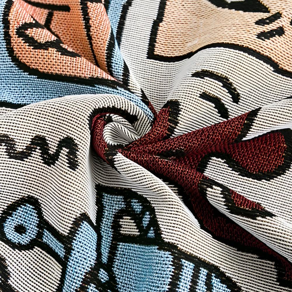 LoungeYard | Bold Expressions Tassel Blanket — product view 6