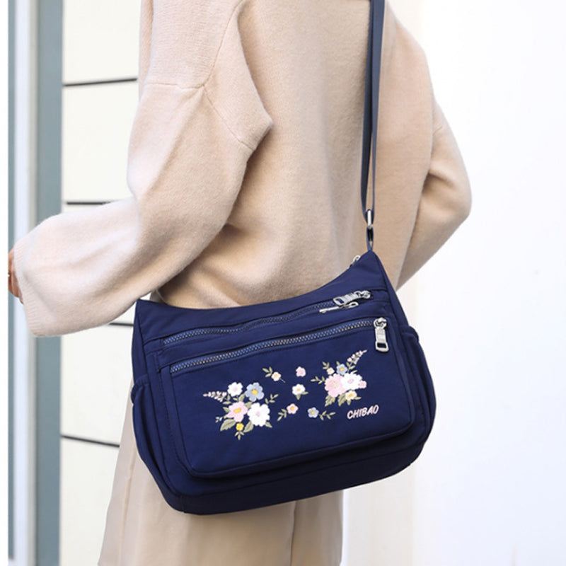 LoungeYard | Embroidered Flower Shoulder Bag — product view 7