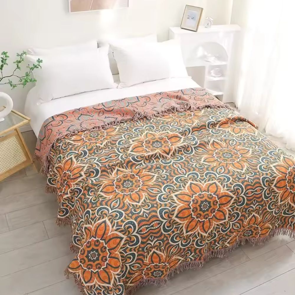LoungeYard | Sienna Sun Cotton Blanket — product view 6