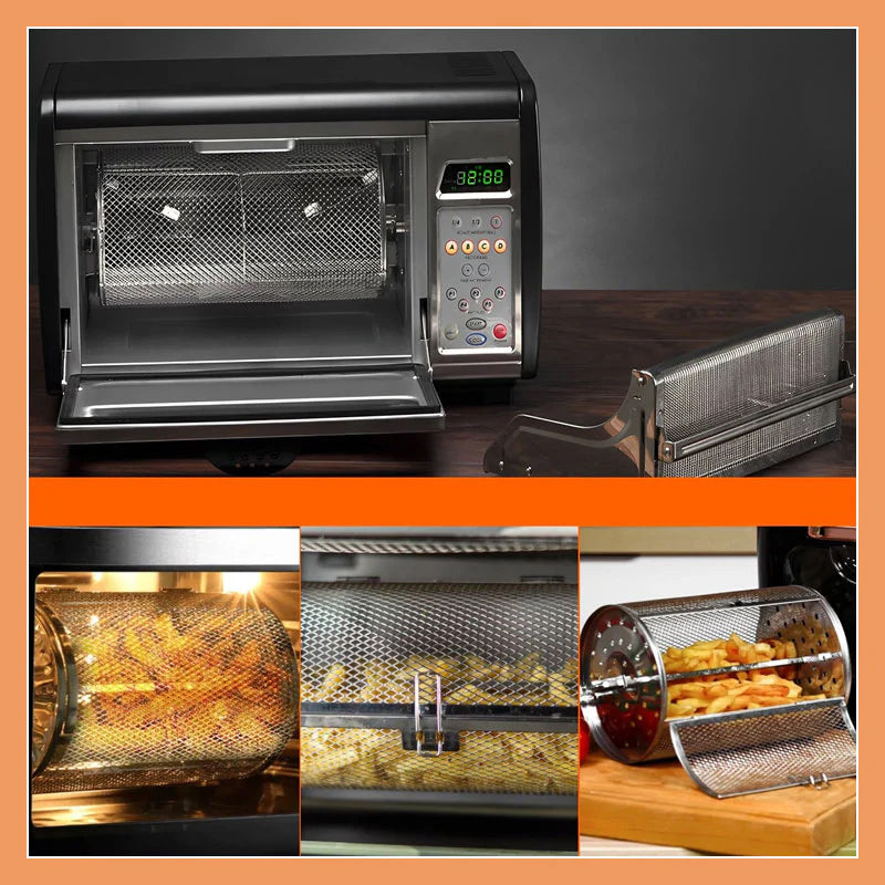 Stainless Steel Rotating Grill | LoungeYard — product view 3