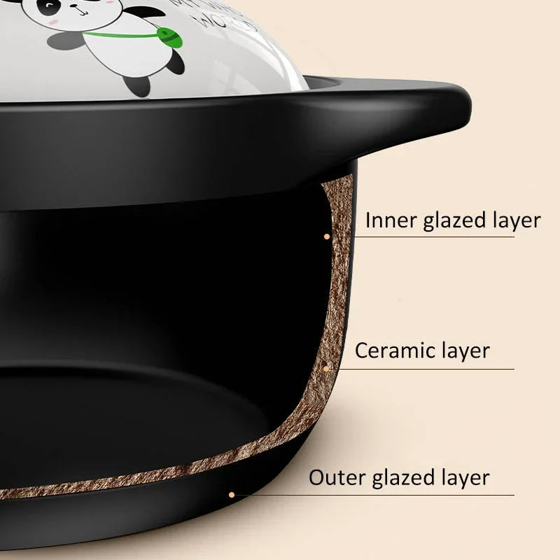 LoungeYard | Cute Panda Japanese Style Non-stick Frying Pan — product view 4