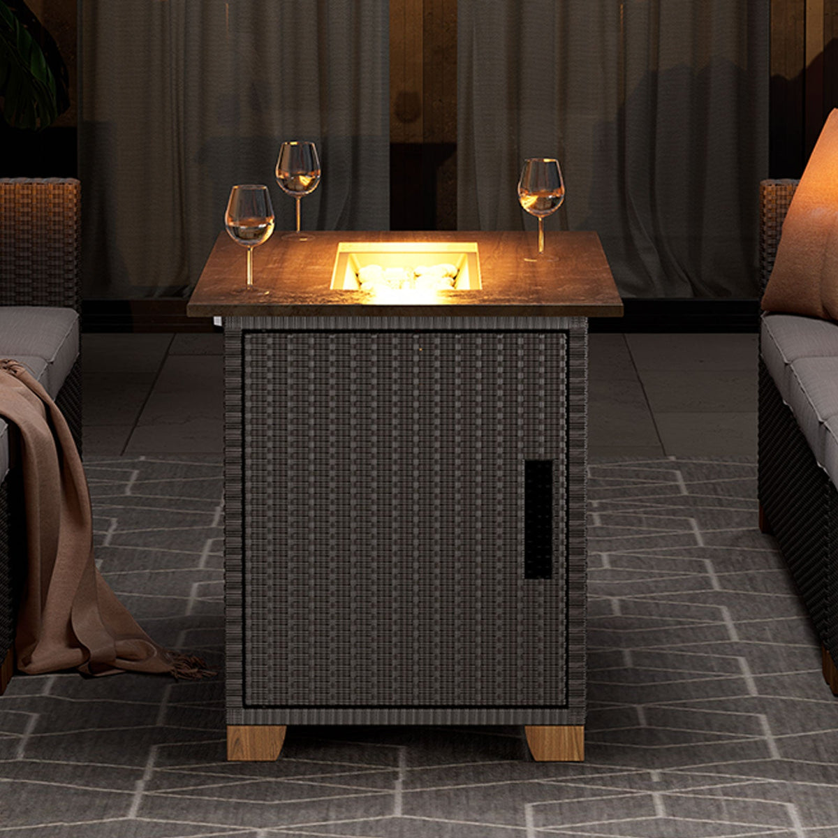 LOUNGE YARD Outdoor  Fire Pit Table — product view 4