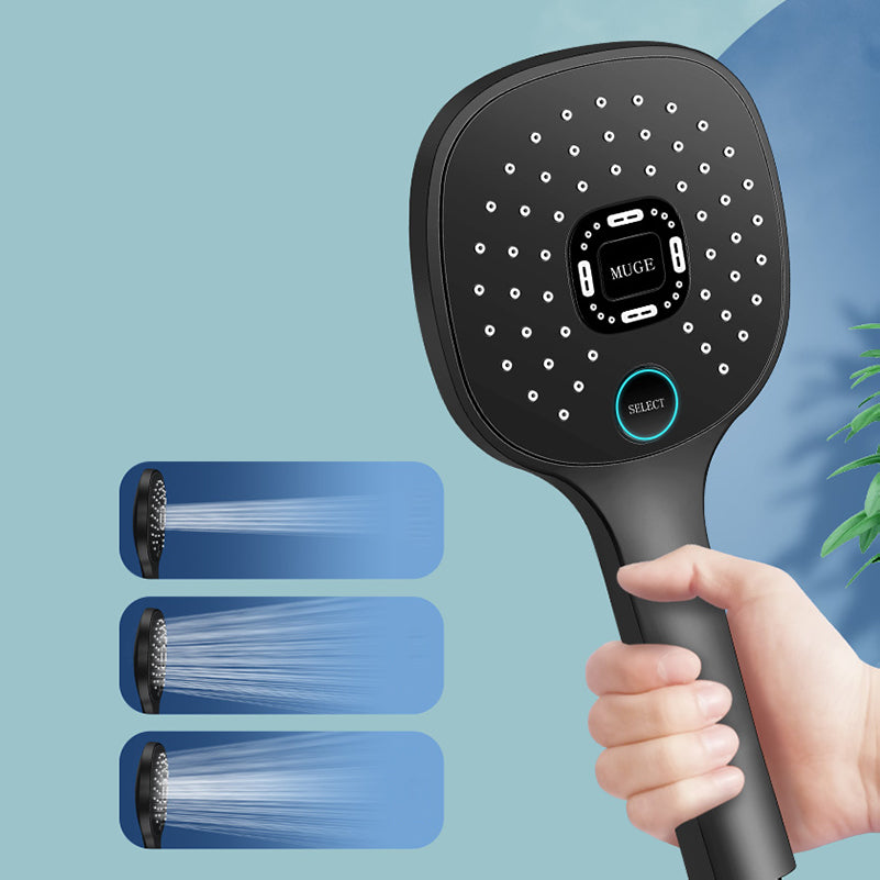 LoungeYard | Contemporary Handheld Supercharged Shower Head Square Metal Spray Head — product view 1
