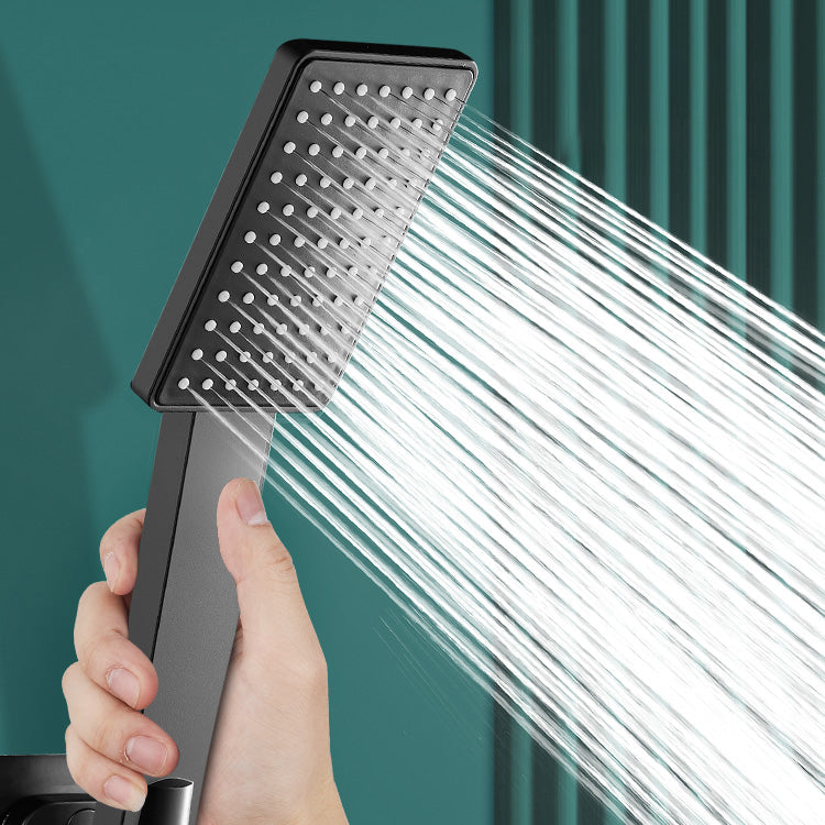 LoungeYard | Contemporary Handheld Supercharged Shower Head Square Turbo Spray Head — product view 4