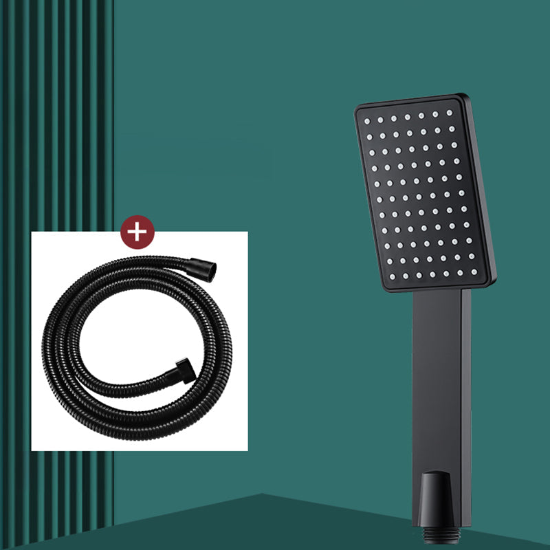 LoungeYard | Contemporary Handheld Supercharged Shower Head Square Turbo Spray Head — product view 7
