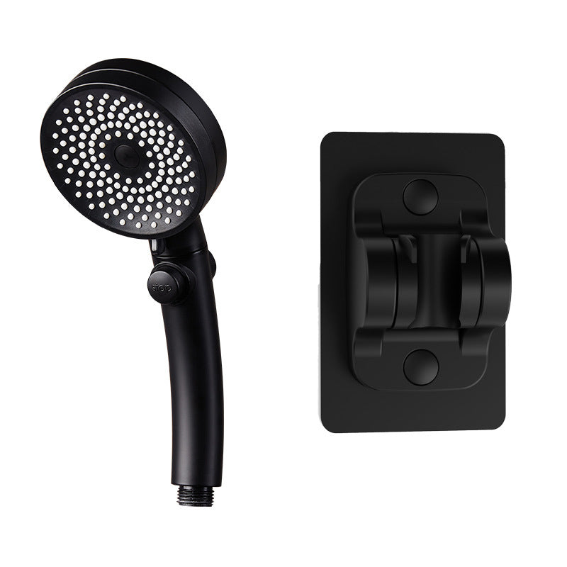 LoungeYard | Plastic gloves round adjustable spray pattern hand shower — product view 7