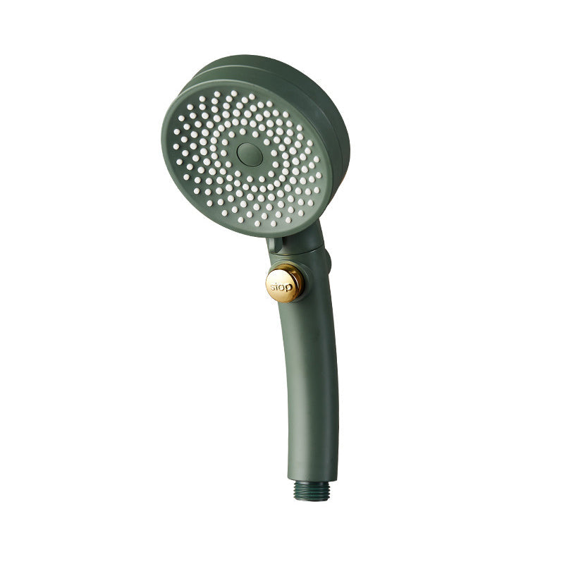 LoungeYard | Plastic gloves round adjustable spray pattern hand shower — product view 5