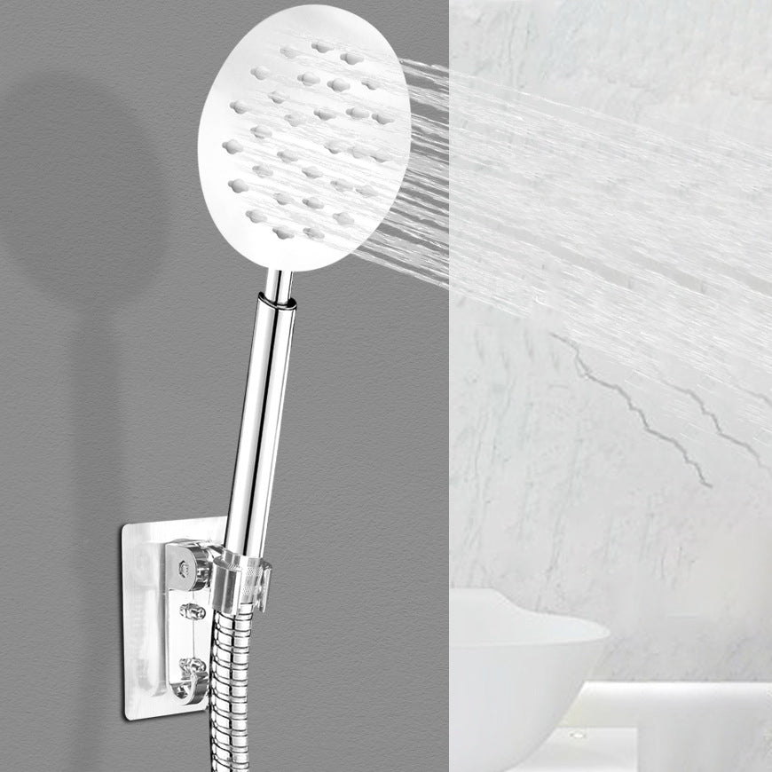 LoungeYard | Round Shower Head Stainless Steel 3 Sprays Wall Mounted Hand Shower — product view 3