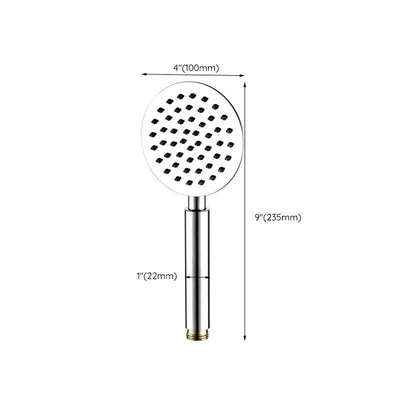 LoungeYard | Round Shower Head Stainless Steel 3 Sprays Wall Mounted Hand Shower — product view 7