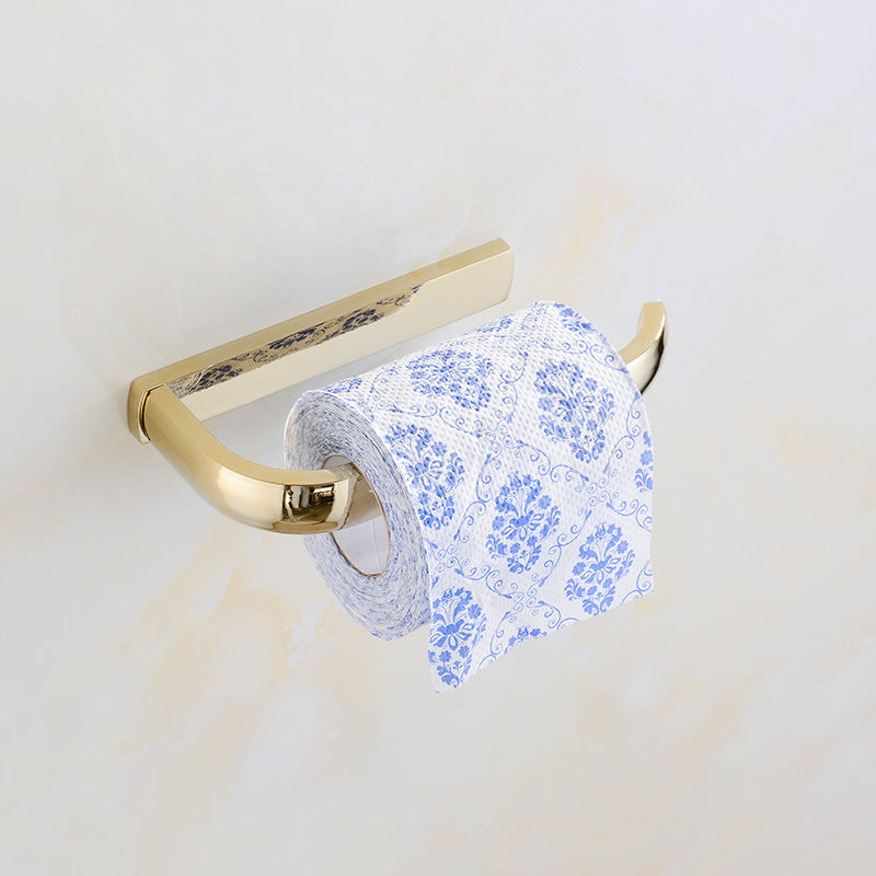 LoungeYard | Chrome/Gold Bathroom Accessories Set Modern Metal Bathroom Hardware Set — product view 1