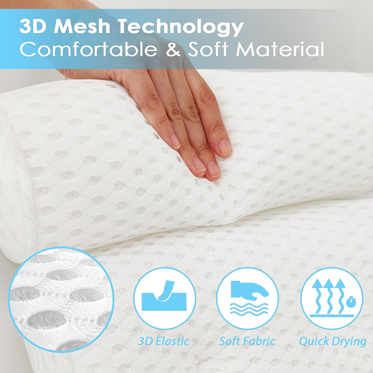 Bathtub Pillow - Enjoy Relaxed Bath Sessions LoungeYard — product view 7